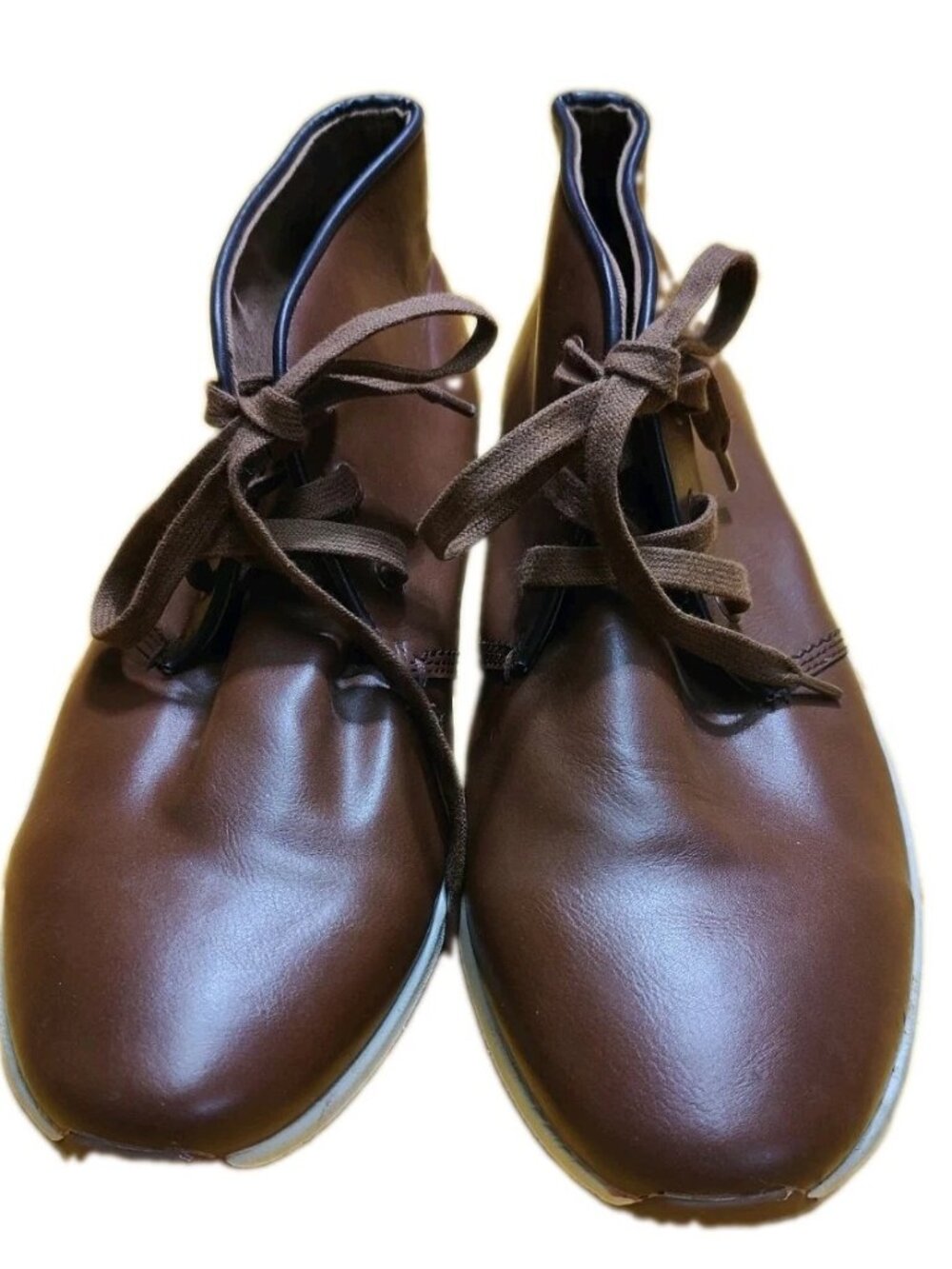 Banana Republic Brown Leather Casual Booties Size 9